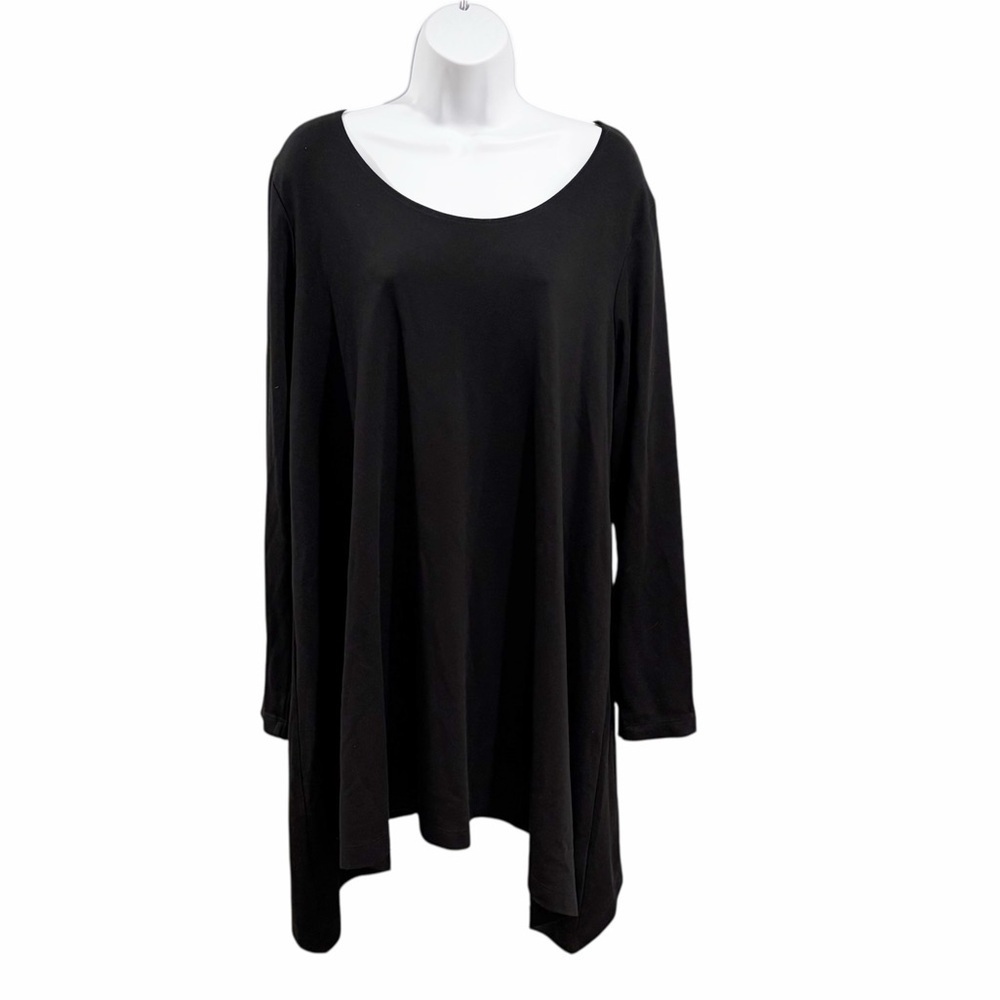 Bryn Walker Asymmetrical Hem Jersey Tunic size Small